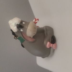 Disney eeyore candy cane ornament